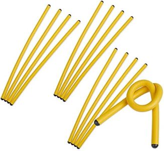 Andalus Gear Ties, Reusable Ties, Assorted Colors, 17-Inch Long Twist Ties, Gear Tie Holds Up to 110 Pounds (12 Pack)