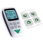 TESMED Fit Muscle Electrostimulator for EMS, TENS, Massage (3 in 1), 22 programs of which 6 are customizable, perfect for relieving Pain and stimulating the Abdominals, Buttocks, Pectorals