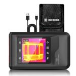 HIKMICRO E03 Pocket-size Compact Thermal Imaging Camera with Visual Camera, 96 x 96 IR Resolution/9,216 Pixels, Powered by SuperIR, 25 Hz, 3.5" Touch Screen Thermal Imager, IP54, -4°F to 662°F