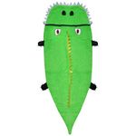 Kids Blanket Mermaid Tail Crocodile Unicorn Shark Soft Fleece Cosy Sleeping Bag, Crocodile, One Size