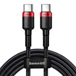 Baseus Usb Type C Cable For Type C Laptops, Type C Smartphone (Multicolor)