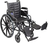 Invacare Tracer EX2 Wheelchair for Adults | Standard Folding | 18 Inch Seat | Legrests & Desk Arms