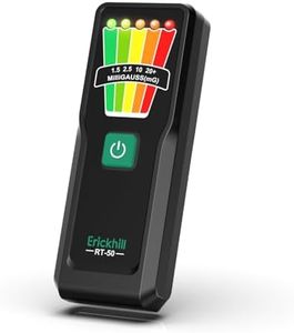 ERICKHIL Handheld EMF Meter, Ghost Hunting Equipmen for Paranormal Investigations,5-Level LED Alerts, 30Hz–20kHz Wide Range Ghost Detector, 5-Level LED Alerts, Pocket-Size EMF Reader