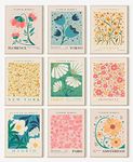 Flower Market Poster Set of 6, Abst