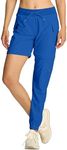 smawell Women's Convertible Cargo Hiking Pants Lightweight Quick Dry Joggers Athletic Workout Outdoor Pants, 003-royal Blue, Large