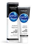 Pearl Drops Professional Daily Toothpaste with Charcoal, Up to 4 Shades Whiter Teeth, Natural Formula, Enamel Protection, Freshens Breath, 75ml