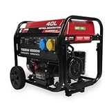 Excel Power Easy Starting 4 Stroke Electric & Recoil Start 7KW Open Framed Petrol Generator Outdoor Power Tools Site Work Camping, Home Back up With 2 Year Warranty