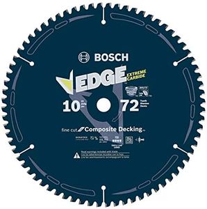 BOSCH DCB1072CD 10 in. 72 Tooth Edge Circular Saw Blade for Composite Decking