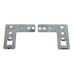 Paxanpax PLD1587 Compatible for BSH Bosch, Neff, Siemens Multi-Model Fitting Dishwasher Bracket Fixing Kit (00165778), Silver