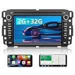 Car Radio Stereo for Chevrolet Chevy Silverado Tahoe GMC Sierra Yukon 7 inch Touch Screen 2G+32G Head Unit with Carplay/Android Auto SWC GPS WiFi Bluetooth FM RDS AM DSP