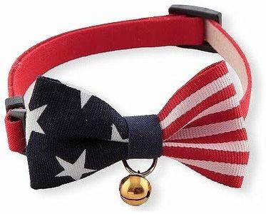 Necoichi My Cat for President Collar with Bell Safety Breakaway Soft Lightweight for Cats Kitty Kitten Japanese Stylish Pattern, No.1 Seller in Japan
