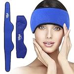 Hilph Headache Relief Ice Pack for Migraine, Hot Cold Compress Gel Ice Pack Head Wrap for Tension Headache, Occipital Neuralgia, Chemo Surgery, Itching