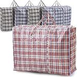 5 PACK Strong Extra large Jumbo Storage Laundry zipped bag Reusable 60 x 60cm