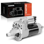 A-Premium Starter Motor Compatible with Jeep Wrangler 2009-2011 & Dodge Grand Caravan 2006-2010, Caravan & Chrysler Town & Country, Pacifica & Volkswagen Routan, 3.3L 3.8L, 12V 1.2 KW 10-Teeth CW