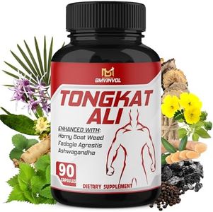 Tongkat Ali Extract 200:1-3250mg Herbal Equivalent - Horny Goat Weed, Fadogia Agrestis, Tribulus Terrestris