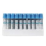 Funwill Blood Collection Tubes 2ml Blood Coagulation Tubes Buffered Sodium Citrate 100pcs Plastic light blue and black