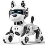 Ozega Smart Robot Dog, 2.4GHz Remote Control Robot Dog Toys for Kids 5-7 8-12, Voice & APP Control, Interactive Realistic Robot Puppy Toys for 5 6 7 8 9 10 11 12 Year Old Boys, Birthday Boy Girl Gift