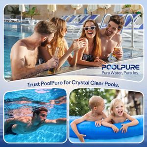 POOLPURE Wireless Pool Robot Vacuum – Dual Motor, 100 Min Clean, IPX8, Yellow