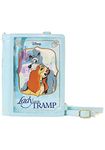 Loungefly Disney Lady and the Tramp Classic Book Convertible Crossbody Purse Standard