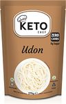 Keto Chef Thick Instant Udon Noodles (Pack of 6, 270g)- Konjac Vegan Noodle, Zero Fat, Sugar & Carb, Shirataki, Made from Free-from Flour, Healthy Low Calorie Food, Ready to Eat