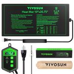 VIVOSUN 10"x20.75" Seedling Heat Mat and Digital Thermostat Combo Set