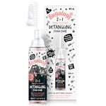 Bugalugs Pet Detangler Foam Comb - leave In conditioner spray for de matting. No tangles. Professional dog grooming formula with Wheat protein. Dog Detangler Spray knot removal (Papaya & Coconut)