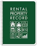 BookFactory Rental Property Record Book/Rental Property Log Book - Wire-O, 100 Pages, 8.5" x 11" (LOG-100-7CW(RentalProperty))