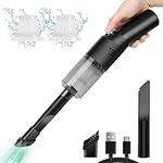 Mini Car Vacuum Cleaner(400g),Handheld Vacuums,Handheld Vacuum Cleaner,Car hoovers Cordless Powerful,Hand Held Hoovers Cordless for Car/Pet/Keyboard/Desk