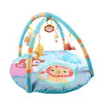 Hasper Tex First Play House Baby Play Gym Mat for Babies with Toys Storage Box, Activity Playgym for Baby with Soft Hanging Baby Toys.(Multi)(Pack of 1) (Multi-Round)