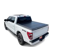 U-Guard Low Profile, Hard Tri-Fold Cover Matte Black Compatible with (2015-2024 Ford F150 with 5.6 FT Bed)