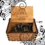 MINGZE Wooden Music Box - Hand Cran