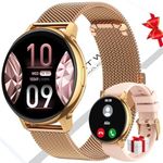 Smart Watches for Women with Call Function - 1.19" AMOLED Fitness Watch With Heart Rate/SpO2/Sleep Monitor, Fashion Fitness Tracker with 112+ Sports, Step Counter, IP68 Waterproof for Android/iOS
