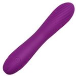 Strong Shock Quiet 10 Modes Waterproof Bullet Massage Rod Powerful Bullet Tool Portable Soft Toys for Women Pleasure, Handheld Personal Bullet Tool Travel Size Electric Play Relax (Purple)