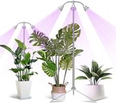 DAYREE Plant Light, Full Spectrum LED Grow Light Height Adjustable Grow Light for Indoor Plants with Timer, 10 Brightness, 3 Modes (KD-55F)