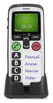 NRS Healthcare Doro Secure 580 SIM-Free 3G Simplified Mobile Phone for Elderly People with GPS Localisation, SOS Button and Charging Cradle Included (White)