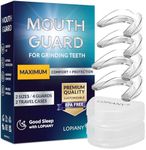 Mouth Guard for Grinding Teeth at Night, Night Guards for Teeth Grinding, Mouthguards for Grinding of Teeth, Bite Guard for Teeth Clenching Nighttime, Mouth Guard for Sleeping, 2 Sizes