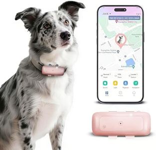 SEEWORLD Cat Tracker Dog Tracker for Dogs and Cats with Real-Time Location | Geo-Fence Alerts | 180 Days Locatipon History-[One Month Free Subscription Included]