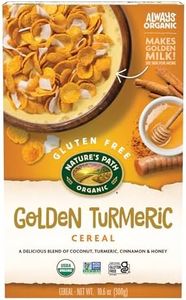 Nature’s Path Organic Gluten Free Golden Turmeric Cereal, 10.6 Ounce (Pack of 6), Rated Best Cereal on Taste and Nutrition