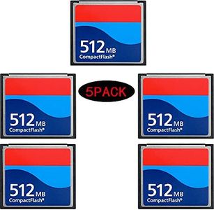 Five Pack 512MB CompactFlash Memory Card Digital Camera Card Industrial Grade Card