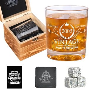 2024 21st Birthday Gifts For Him, 2003 Whiskey Glasses, Old Fashioned Glasses, 21st Birthday Gift Ideas, 21 Birthday Gifts For Him, 21 Year Old Birthday Gifts For Him, 21st Birthday Gifts For Men