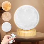 Light Therapy Lamp, 10000 Lux SAD Light with Adjustable Temperatures, Brightness, Timer, Sunlight Lamp with Remote Control for Bedroom, Office, Living Room