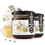 HONIGMA® Raw Honey | Exquisite Taste | 100% Pure | Unpasteurized | Unfiltered | Partially crystallized | 250g/8.8oz (250 ml (Pack of 2), Buckwheat)