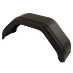 Trailer , Shockproof Single Axle Trailer Mudguard Trailer Wheels Mud Guard for Trailers RV Yacht ATV 14in 15in Diameter Wheels