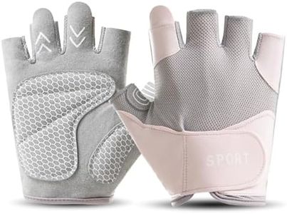 apaepr Workout Gloves Women, Gym Gloves for Women Gym Gloves for Working Out, Weight Lifting Gloves for Women Fitness Gloves, Guantes para Gym Mujer (Pink, Medium)