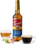 Torani Hazelnut PET Coffee Syrups, 0.75 L