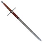 Trademark 20-901117 William Wallace Medieval Sword with Sheath Silver, 8.75''x 41.625'' x 2.25''