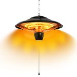 DONYER POWER Electric Patio Heater 1500W Waterproof for Outdoor and Garden Use