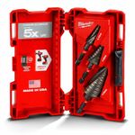 Set of 3 MILWAUKEE Step Drill Bits for Impact Tools 48899266