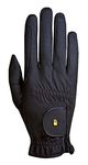 Roeckl Sports equestrian gloves ROECK-GRIP, summer riding glove, black 6.5