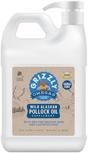 Grizzly Pollock Oil Supplement for Dogs, 64-Ounce